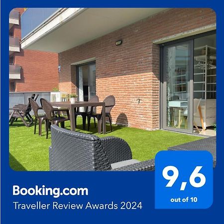 Solarium Con Terraza A 5 Minutos De La Playa Apartman Girona Kültér fotó