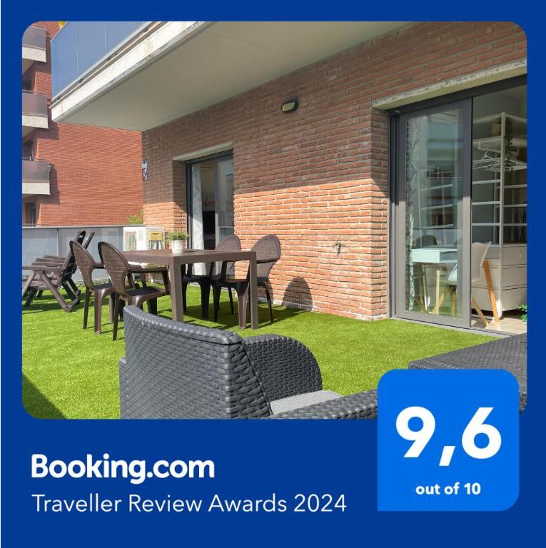 Solarium Con Terraza A 5 Minutos De La Playa Apartman Girona Kültér fotó